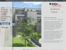 Tablet Screenshot of odmarchitecture.com